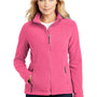 Port Authority Womens Full Zip Fleece Jacket - Pink Blossom