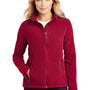 Port Authority Womens Full Zip Fleece Jacket - True Red