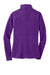 Port Authority L223 Womens Pill Resistant Microfleece Full Zip Jacket Amethyst Purple Flat Back