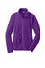 Port Authority L223 Womens Pill Resistant Microfleece Full Zip Jacket Amethyst Purple Flat Front