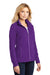 Port Authority L223 Womens Pill Resistant Microfleece Full Zip Jacket Amethyst Purple Model 3q