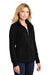 Port Authority L223 Womens Pill Resistant Microfleece Full Zip Jacket Black Model 3q