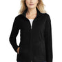 Port Authority Womens Pill Resistant Microfleece Full Zip Jacket - Black