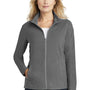 Port Authority Womens Pill Resistant Microfleece Full Zip Jacket - Pearl Grey