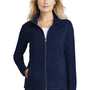 Port Authority Womens Pill Resistant Microfleece Full Zip Jacket - True Navy Blue