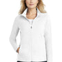 Port Authority Womens Pill Resistant Microfleece Full Zip Jacket - White