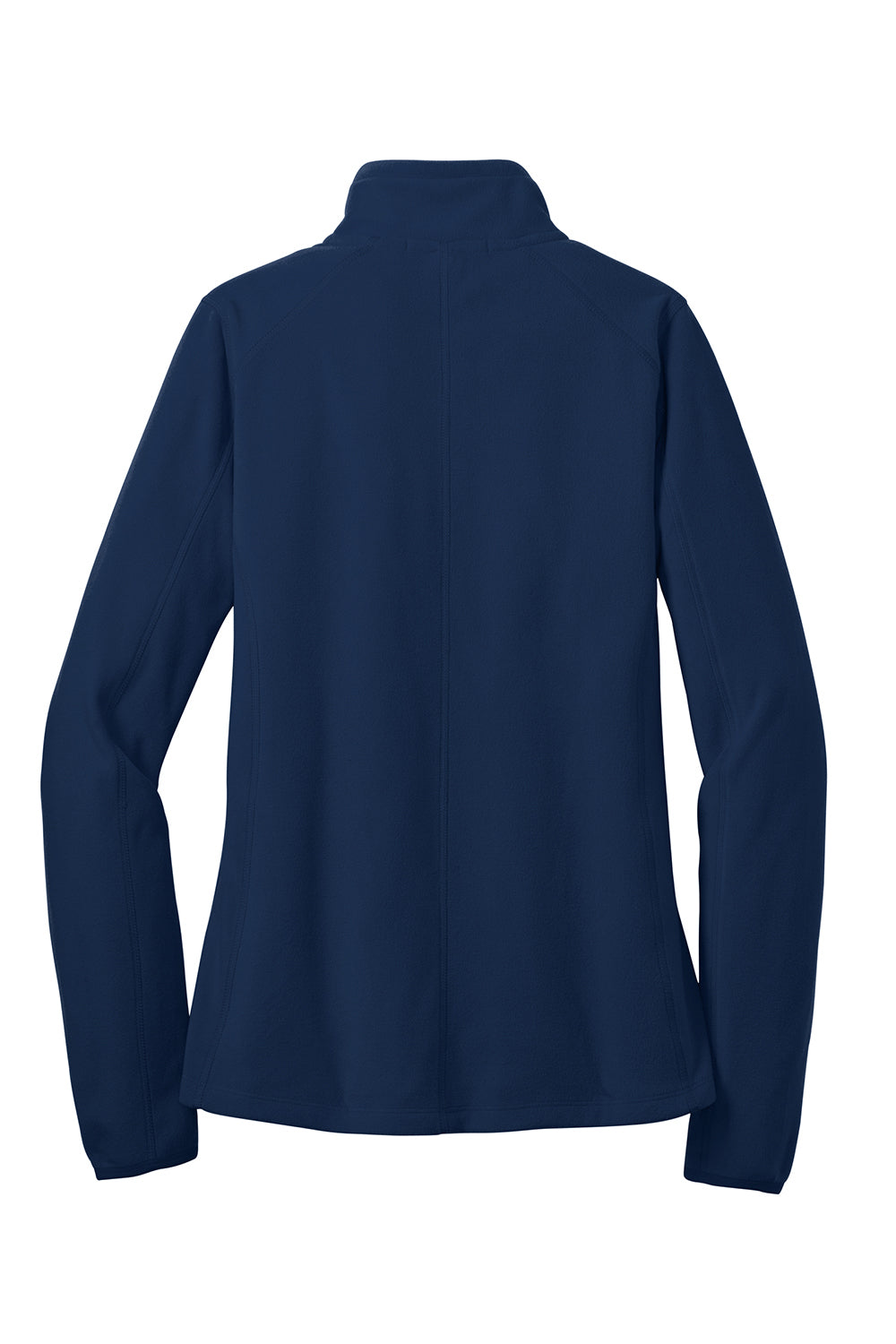 Port Authority L224 Womens Pill Resistant Microfleece 1/4 Zip Sweatshirt True Navy Blue Flat Back