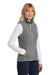 Port Authority L226 Womens Pill Resistant Microfleece Full Zip Vest Pearl Grey Model 3q