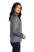 Port Authority L231 Womens Full Zip Fleece Jacket Black Model Side