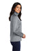 Port Authority L231 Womens Full Zip Fleece Jacket Grey Model Side