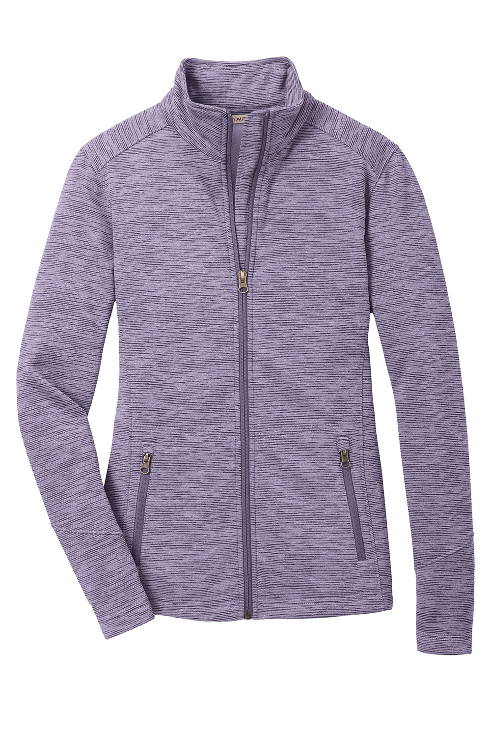 Port Authority L231 Womens Full Zip Fleece Jacket Purple Flat Front