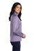 Port Authority L231 Womens Full Zip Fleece Jacket Purple Model Side