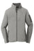 Port Authority L233 Womens Summit Full Zip Fleece Jacket Frost Grey/Magnet Grey Flat Front