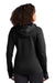 Sport-Tek L248 Womens Tech Moisture Wicking Fleece Full Zip Hooded Sweatshirt Hoodie Black Model Back