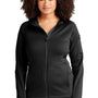 Sport-Tek Womens Tech Moisture Wicking Fleece Full Zip Hooded Sweatshirt Hoodie - Black