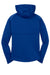 Sport-Tek L248 Womens Tech Moisture Wicking Fleece Full Zip Hooded Sweatshirt Hoodie True Royal Blue Flat Back