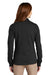 Port Authority L293 Womens Full Zip Fleece Jacket Black Model Back