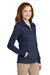 Port Authority L293 Womens Full Zip Fleece Jacket Navy Blue Model 3q