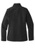 Port Authority L317 Womens Core Wind & Water Resistant Full Zip Jacket Black Flat Back