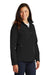 Port Authority L317 Womens Core Wind & Water Resistant Full Zip Jacket Black Model 3q