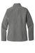 Port Authority L317 Womens Core Wind & Water Resistant Full Zip Jacket Heather Pearl Grey Flat Back