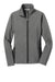 Port Authority L317 Womens Core Wind & Water Resistant Full Zip Jacket Heather Pearl Grey Flat Front