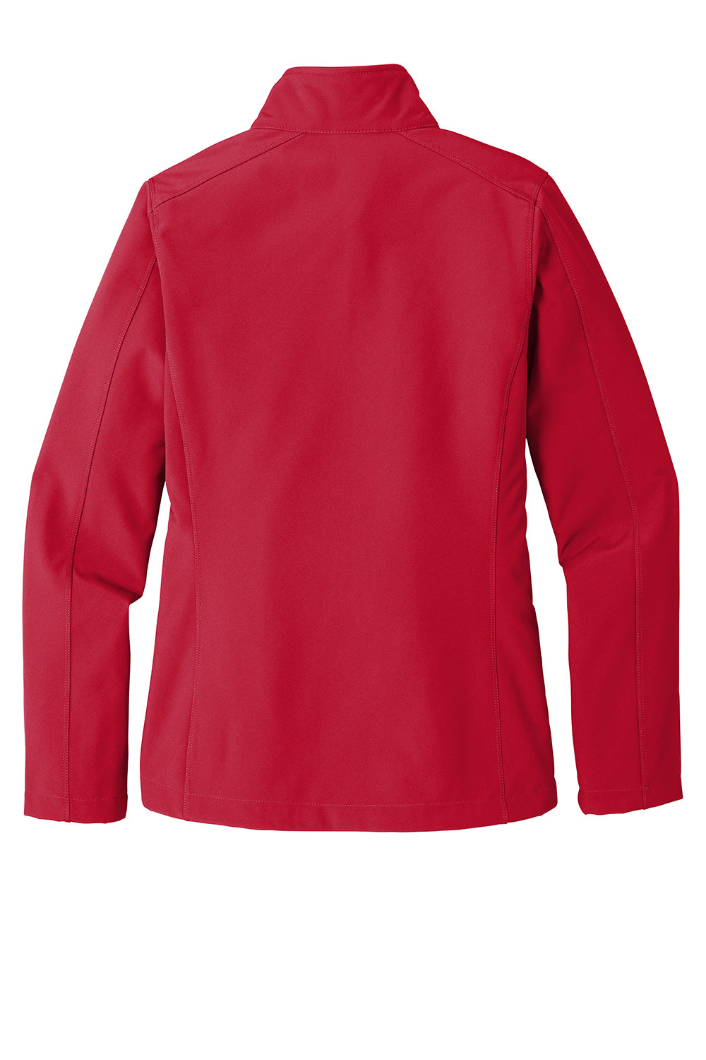 Port Authority L317 Womens Core Wind & Water Resistant Full Zip Jacket Rich Red Flat Back