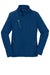 Port Authority L324 Womens Welded Wind & Water Resistant Full Zip Jacket Estate Blue Flat Front