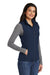 Port Authority L325 Womens Core Wind & Water Resistant Full Zip Vest Dress Navy Blue Model 3q