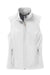 Port Authority L325 Womens Core Wind & Water Resistant Full Zip Vest Marshmallow White Flat Front