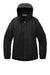 Port Authority L332 Womens Vortex 3-in-1 Waterproof Full Zip Hooded Jacket Black Flat Front