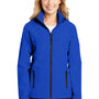 Port Authority Womens Torrent Waterproof Full Zip Hooded Jacket - True Royal Blue - NEW