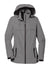 Port Authority L333 Womens Torrent Waterproof Full Zip Hooded Jacket Heather Dark Grey Flat Front