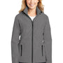 Port Authority Womens Torrent Waterproof Full Zip Hooded Jacket - Heather Dark Grey