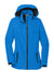 Port Authority L333 Womens Torrent Waterproof Full Zip Hooded Jacket Direct Blue Flat Front