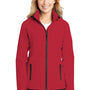 Port Authority Womens Torrent Waterproof Full Zip Hooded Jacket - Engine Red