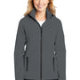 Port Authority Womens Torrent Waterproof Full Zip Hooded Jacket - Magnet Grey