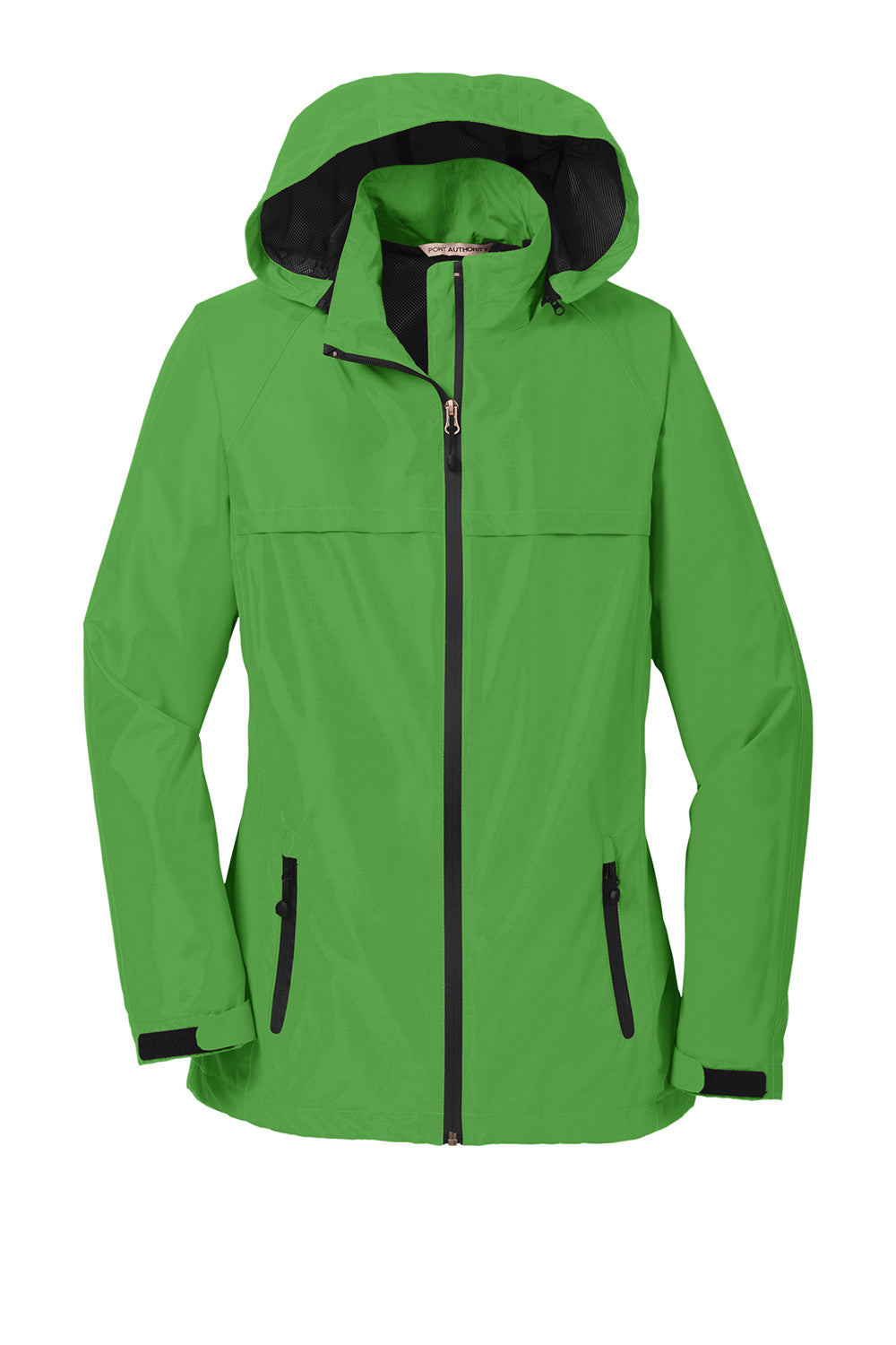 Port Authority L333 Womens Torrent Waterproof Full Zip Hooded Jacket Vine Green Flat Front