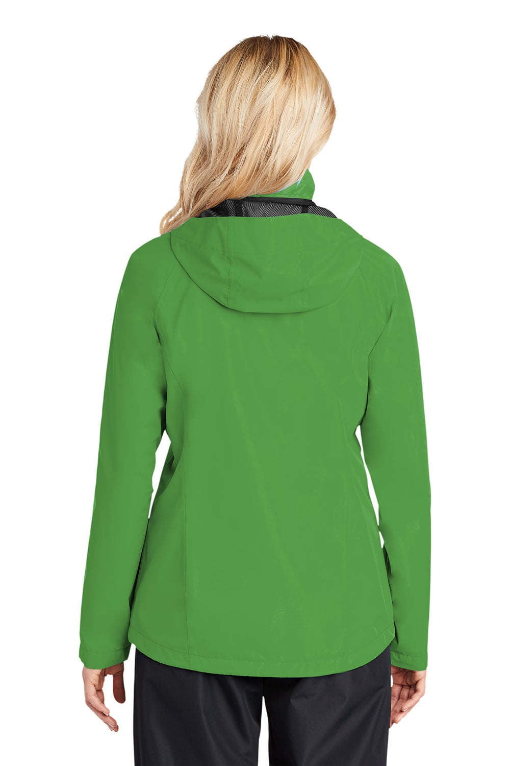 Port Authority L333 Womens Torrent Waterproof Full Zip Hooded Jacket Vine Green Model Back