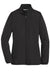 Port Authority L344 Womens Zephyr Wind & Water Resistant Full Zip Jacket Black Flat Front