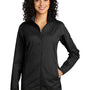 Port Authority Womens Zephyr Wind & Water Resistant Full Zip Jacket - Black