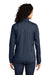 Port Authority L344 Womens Zephyr Wind & Water Resistant Full Zip Jacket Dress Navy Blue Model Back