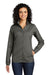 Port Authority L344 Womens Zephyr Wind & Water Resistant Full Zip Jacket Steel Grey Model Front