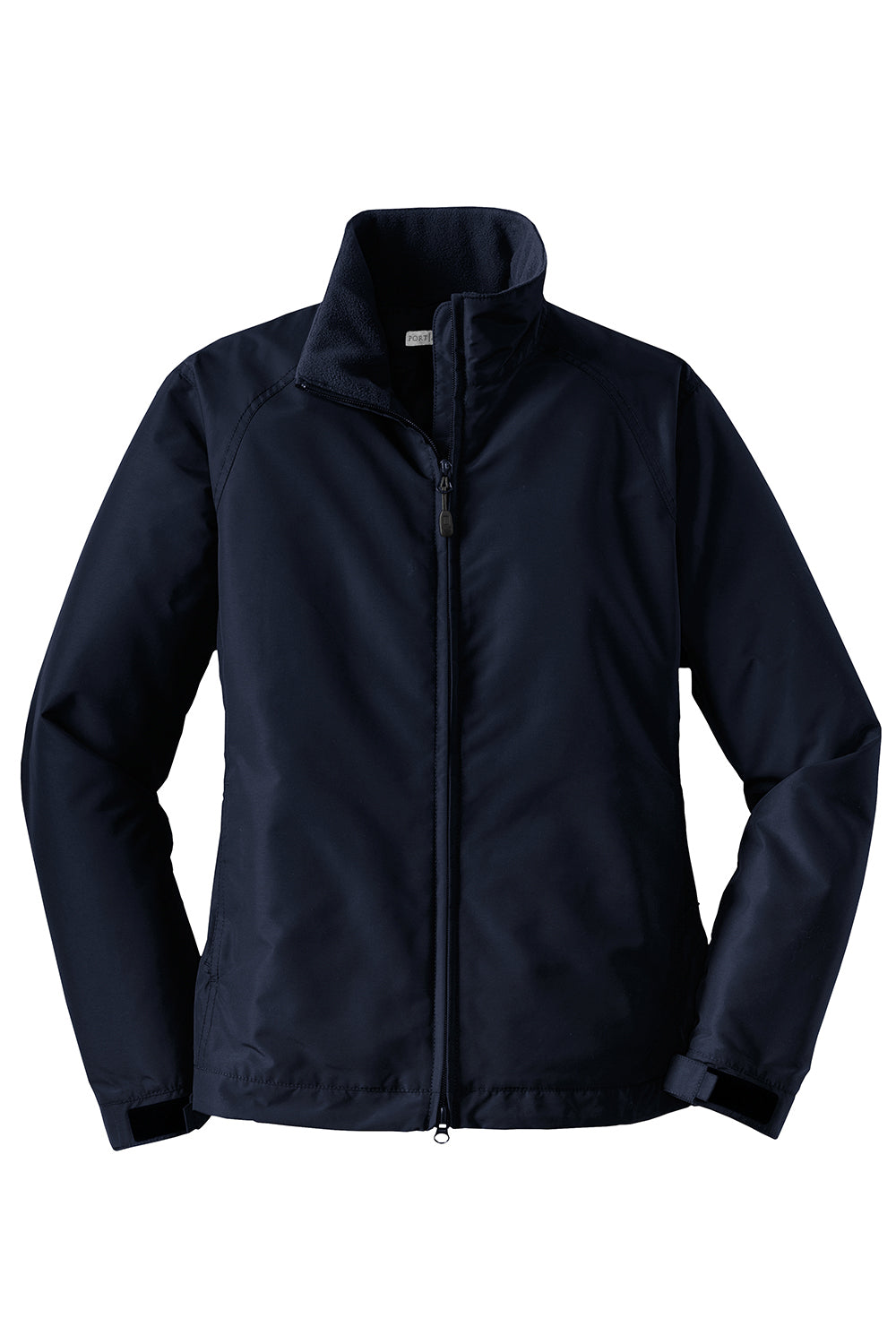 Port Authority L354 Womens Challenger Wind & Water Resistant Full Zip Jacket True Navy Blue Flat Front