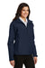 Port Authority L354 Womens Challenger Wind & Water Resistant Full Zip Jacket True Navy Blue Model 3q