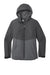 Port Authority L406 Womens Tech Wind & Water Resistant Full Zip Hooded Rain Jacket Storm Grey/Shadow Grey Flat Front