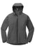 Port Authority L407 Womens Essential Waterproof Full Zip Hooded Rain Jacket Graphite Grey Flat Front