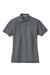 Port Authority L420 Womens Shrink Resistant Short Sleeve Polo Shirt Steel Grey Flat Front