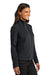 Port Authority L422 Womens Network Fleece Full Zip Jacket Charcoal Grey Model Side