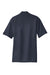 Port Authority L455 Womens Rapid Dry Moisture Wicking Short Sleeve Polo Shirt Classic Navy Blue Flat Back